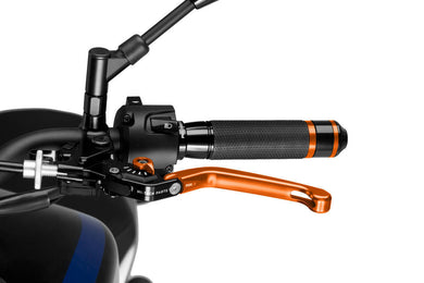 Puig 3.0 Foldable Clutch Lever (Orange Lever, Orange Adjuster)