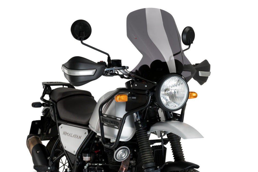 Puig Touring Screen For Royal Enfield Himalayan (2021 - Onwards) - Dark Smoke