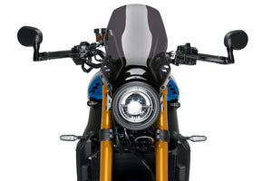 Puig New Generation Sport Screen For Yamaha XSR900 (2022 - Onwards) - Dark Smoke