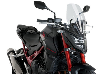Puig New Generation Touring Screen For Honda CB750 Hornet (2023 - Onwards) - Clear