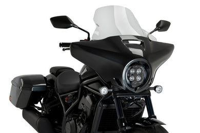 Puig High-Road Screen For Honda CMX 1100T Rebel (2023 - Onwards) - Clear