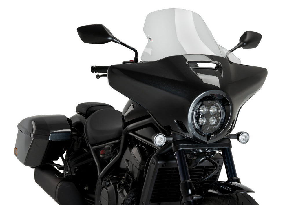 Puig High-Road Screen For Honda CMX 1100T Rebel (2023 - Onwards) - Clear