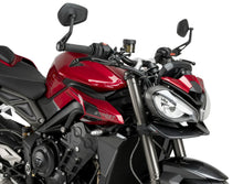 Load image into Gallery viewer, Puig Naked Downforce Front Spoilers For Triumph Street Triple 765 And Speed Triple 1200 RS (Matt Black)