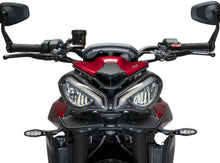 Load image into Gallery viewer, Puig Naked Downforce Front Spoilers For Triumph Street Triple 765 And Speed Triple 1200 RS (Matt Black)