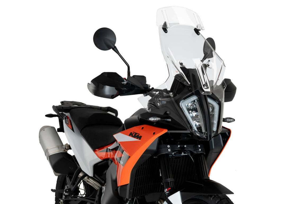 Puig Touring Screen With Visor For KTM 790/890 Adventure (2023 - Onwards) - Clear