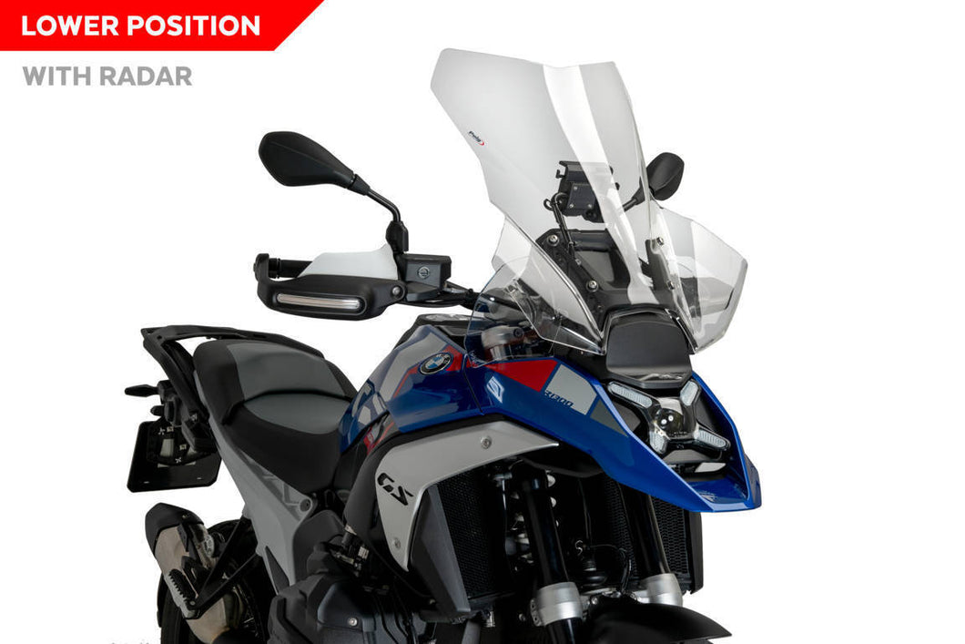 Puig Touring Screen For BMW R1300GS With ACC/Radar (2023 - Onwards) - Clear