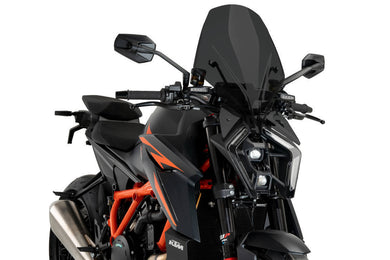 Puig New Generation Touring Screen For KTM 1390 Super Duke R (2024 - Onwards) - Dark Smoke