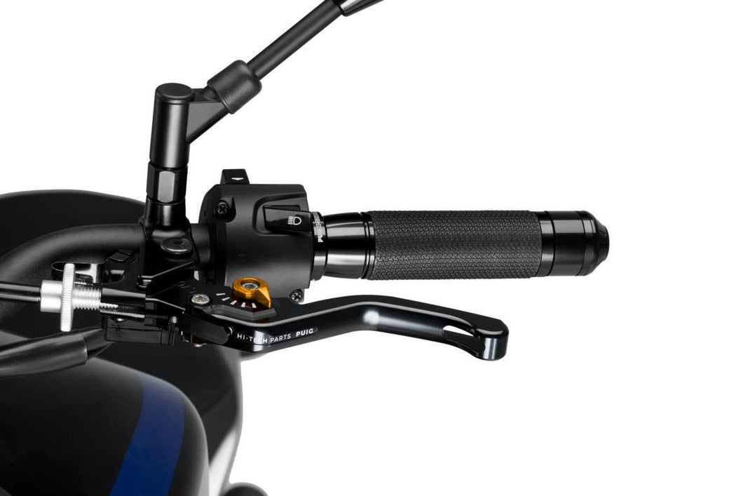 Puig Short 3.0 Clutch Lever (Black Lever, Gold Adjuster)