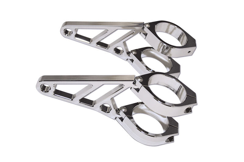 HIGHSIDER CNC ALU HEAD BRACKET 35-37MM CHR