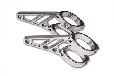 HIGHSIDER CNC ALU H/L BRKT CHR