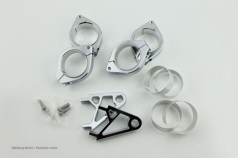 HIGHSIDER CNC ALU HEAD BKT XS CHR