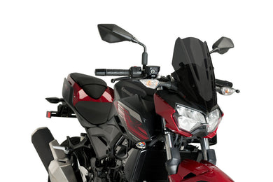 Puig New Generation Sport Screen to Suit Kawasaki Z400 2019 - Onwards (Dark Smoke)