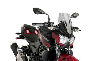 Puig Windshield Naked New Generation Sport for Kawasaki Z400 2019- Onwards (Smoke)