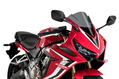 Puig Z-Racing Screen For Honda CBR650R 2019 - Onwards (Dark Smoke)