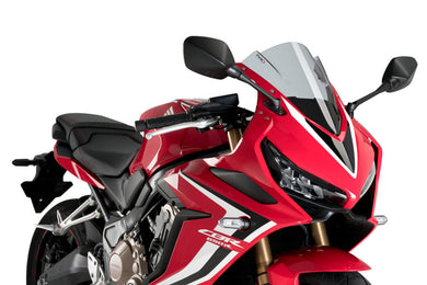 Puig Z-Racing Screen For Honda CBR650R 2019 - Onwards (Light Smoke)