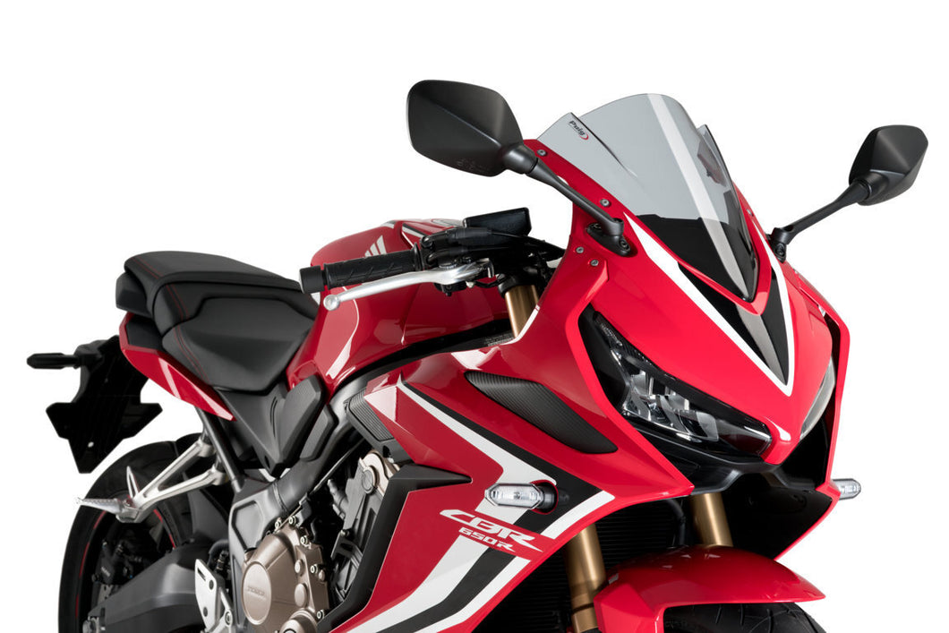 Puig Z-Racing Screen For Honda CBR650R 2019 - Onwards (Light Smoke)