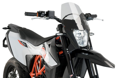 Puig Naked New Generation Sport Screen For KTM 690 Enduro R/SCM R (Light Smoke)