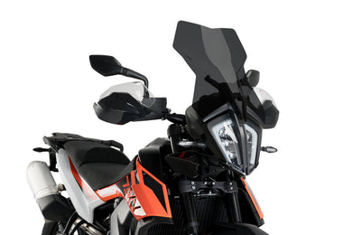 Puig Touring Screen To Suit KTM 790 Adventure / R (2019 - Onwards) - Dark Smoke