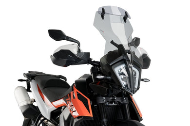 Puig Touring Screen With Visor For KTM 790 Adventure (2019 - Onwards) - Smoke