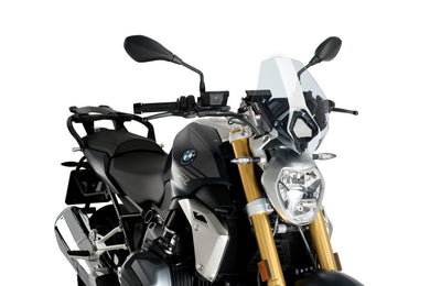 Puig New Generation Sport Screen For BMW R1250R 2019 - Onwards (Dark Smoke)