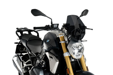 Puig New Generation Sport Screen For BMW R 1250 R (2019 - 2022) - Dark Smoke