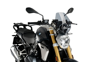 Puig New Generation Sport Screen For BMW R 1250 R (2018 - 2022) - Smoke