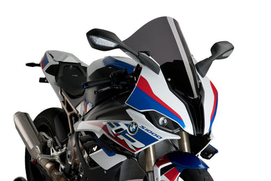 Puig R-Racer Screen For BMW S1000RR (2019-Onwards) - Dark Smoke
