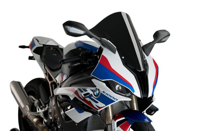 Puig R-Racer Screen For BMW S1000RR/M1000RR (Black)