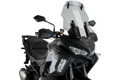 Puig Touring Screen With Visor For Kawasaki Versys 1000 SE (2019 - Onwards) - Smoke