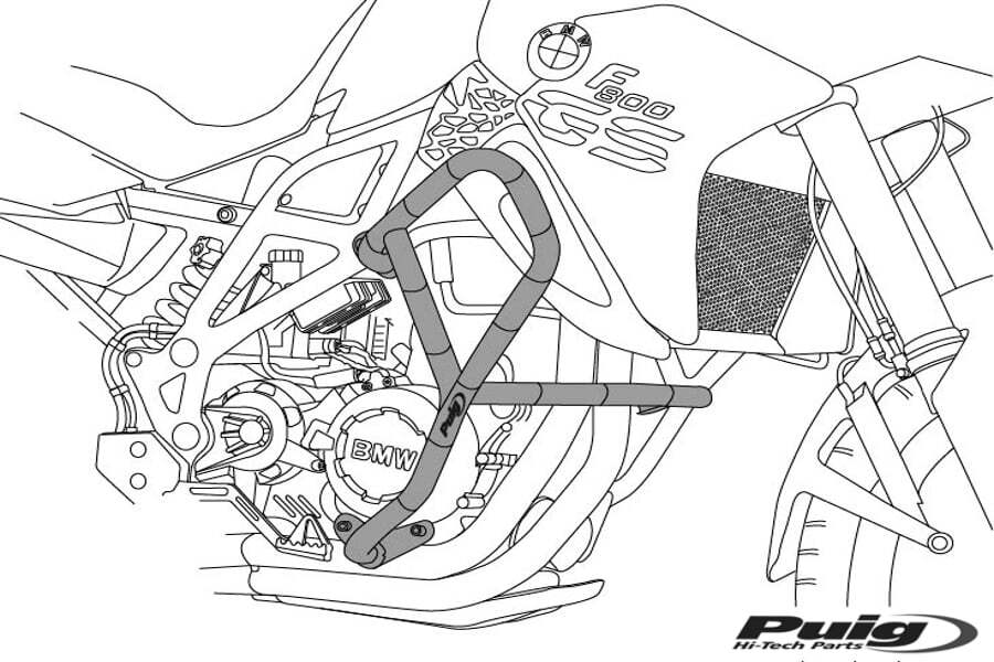 Puig Engine Guards For Honda CMX500 Rebel / CL500