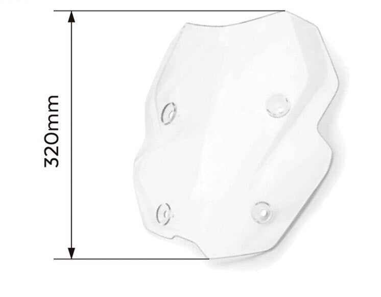 Puig Touring Screen For BMW F750GS / F850GS (2018 - Onwards) - Smoke