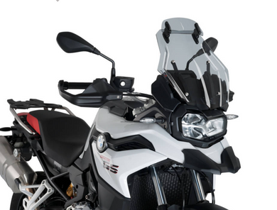 Puig Touring Screen With Visor For BMW F750GS/F850GS (2018 - Onwards) - Smoke