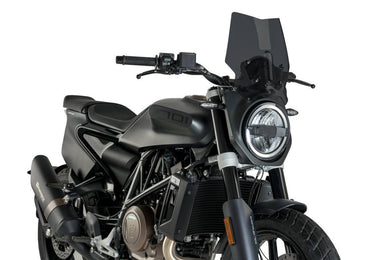 Puig New Generation Sport Screen To Suit Husqvarna Svartpilen 701 2019 - Onwards (Dark Smoke)