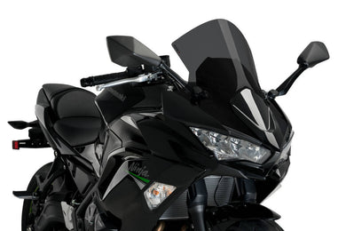 Puig R-Racing Screen For Kawasaki Ninja 650 2020 - Onwards (Dark Smoke)