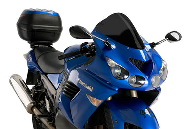 Puig Racing Screen For Kawasaki ZZR1400 2006 - Onwards (Dark Smoke)