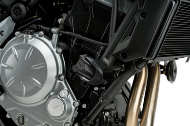Puig R19 Frame Sliders For Kawasaki ZX-6R 2007-2008 (Black)