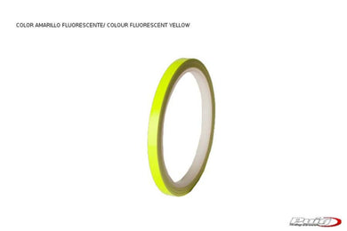 Puig Universal Wheel Rim Strips (Yellow) - With Applicator