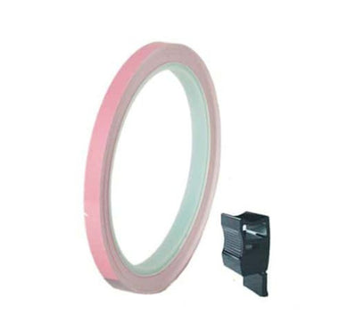 Puig Universal Wheel Rim Strips (Pink) - With Applicator
