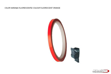 Puig Universal Wheel Rim Strips (Orange) - With Applicator
