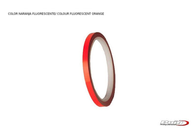 Puig Universal Wheel Rim Strips (KTM Orange) - With Applicator