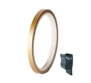 Puig Universal Wheel Rim Strips (Gold) With Applicator