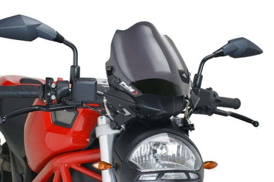 Puig New Generation Sport Screen For Ducati Monster 696/796/1100/S/Evo (Dark Smoke)