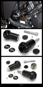 Puig R12 Frame Sliders For Honda CBR1000RR 2008 - 2011 (Black)