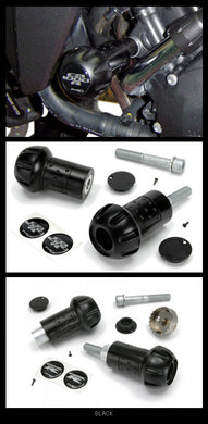 Puig R12 Frame Sliders For Honda CBR1000RR 2008 - 2011 (Red)