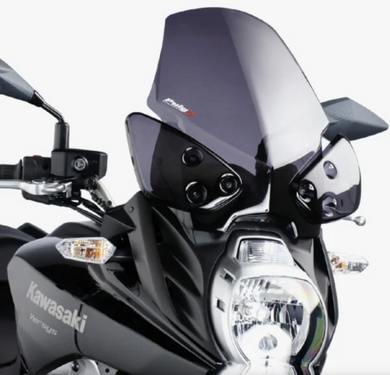 Puig Touring Screen For Kawasaki Versys 650 2010 - 2014 (Dark Smoke)