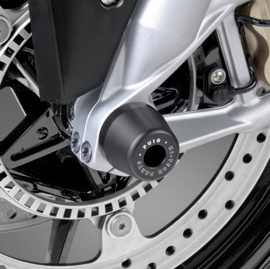 Puig Swingarm Protector Sliders To Suit Triumph Daytona 675/Street Triple (Black)