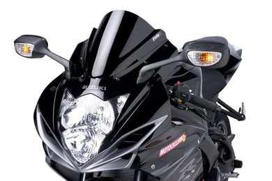 Puig Z-Racing Screen To Suit Suzuki GSX-R600/750 (Black)