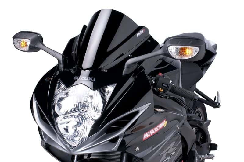 Puig Z-Racing Screen To Suit Suzuki GSX-R600/750 (Black)