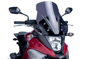 Puig Touring Screen To Suit Honda Crossrunner (2011 - 2014) - Dark Smoke