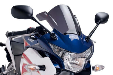 Puig Z-Racing Screen For Honda CBR250R (2011 - 2015) - Dark Smoke
